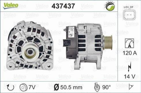 Valeo SG12B109 - Генератор autozip.com.ua