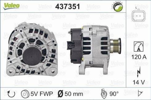 Valeo SG12B108 - Генератор autozip.com.ua