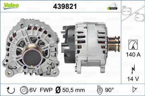 Valeo TG14C049 - Генератор autozip.com.ua