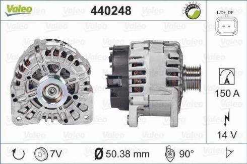 Valeo TG15C137 - Генератор autozip.com.ua