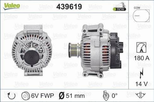 Valeo TG17C061 - Генератор autozip.com.ua