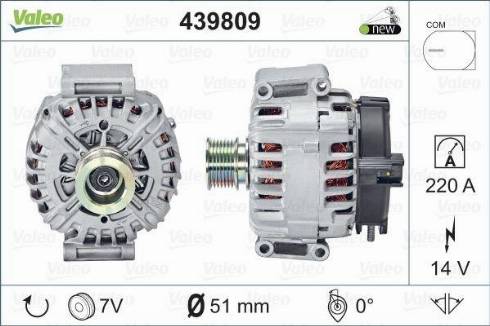 Valeo TG23C035 - Генератор autozip.com.ua