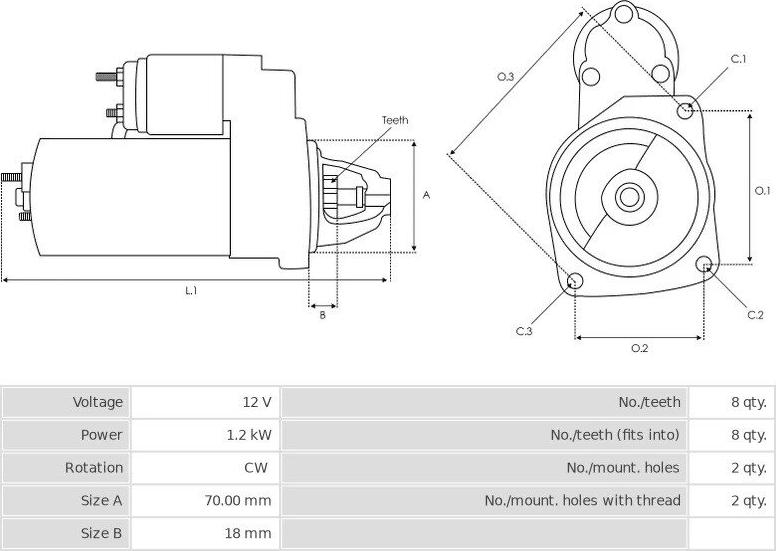 Valeo TM000A14301 - Стартер autozip.com.ua