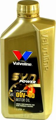 Valvoline SP0W40 - Моторна олива autozip.com.ua