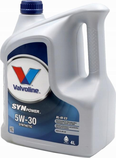 Valvoline SYNPOWERXLIII4L - Моторна олива autozip.com.ua