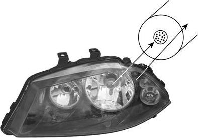 Van Wezel 4917965V - Основна фара autozip.com.ua