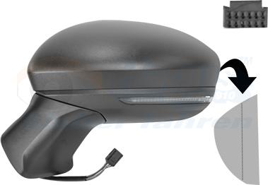 Van Wezel 4403805 - Зовнішнє дзеркало autozip.com.ua