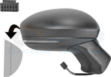 Van Wezel 4403806 - Зовнішнє дзеркало autozip.com.ua