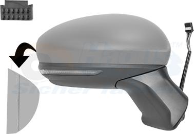 Van Wezel 4403808 - Зовнішнє дзеркало autozip.com.ua