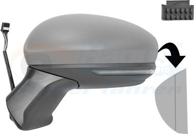 Van Wezel 4403807 - Зовнішнє дзеркало autozip.com.ua