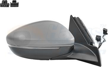Van Wezel 4043808 - Зовнішнє дзеркало autozip.com.ua