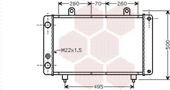 Van Wezel 40002319 - Радіатор, охолодження двигуна autozip.com.ua