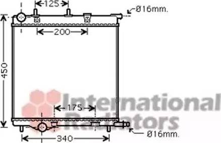 Van Wezel 40002293 - Радіатор, охолодження двигуна autozip.com.ua