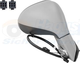 Van Wezel 4030808 - Зовнішнє дзеркало autozip.com.ua