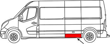Van Wezel 4399109 - Боковина autozip.com.ua