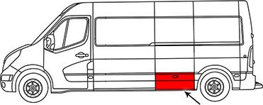 Van Wezel 4399111 - Боковина autozip.com.ua