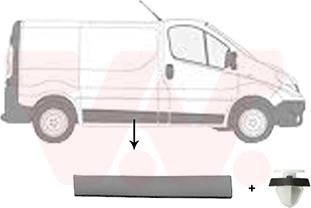 Van Wezel 4396406 - Облицювання / захисна накладка, боковина autozip.com.ua