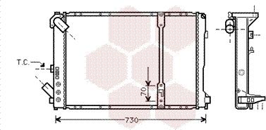 Van Wezel 43002208 - Радіатор, охолодження двигуна autozip.com.ua