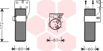 Van Wezel 4300D355 - Осушувач, кондиціонер autozip.com.ua