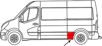 Van Wezel 4388141 - Боковина autozip.com.ua