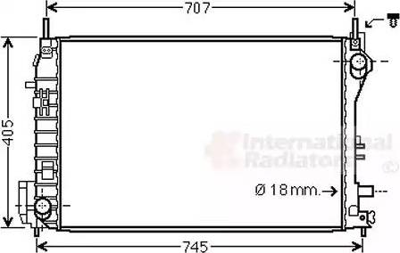 Van Wezel 47002077 - Радіатор, охолодження двигуна autozip.com.ua