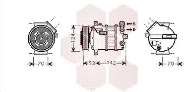 Van Wezel 4700K063 - Компресор, кондиціонер autozip.com.ua