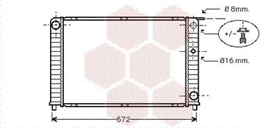 Van Wezel 59002088 - Радіатор, охолодження двигуна autozip.com.ua