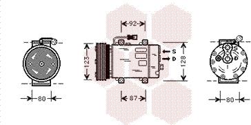 Van Wezel 5900K029 - Компресор, кондиціонер autozip.com.ua