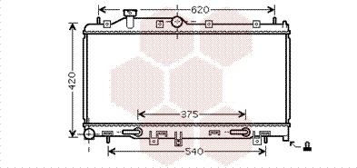 Van Wezel 51002066 - Радіатор, охолодження двигуна autozip.com.ua