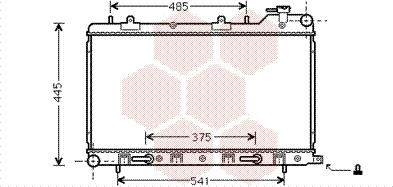 Van Wezel 51002075 - Радіатор, охолодження двигуна autozip.com.ua