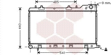 Van Wezel 51002071 - Радіатор, охолодження двигуна autozip.com.ua