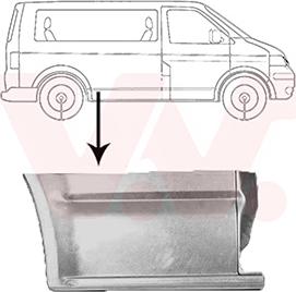 Van Wezel 5896142 - Боковина autozip.com.ua