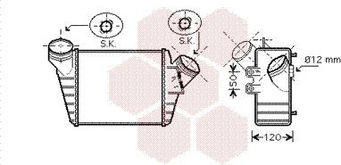 Van Wezel 58004219 - Интеркулер autozip.com.ua