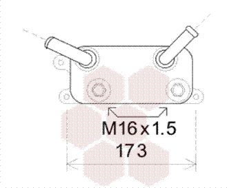 Van Wezel 58003310 - Масляний радіатор, автоматична коробка передач autozip.com.ua