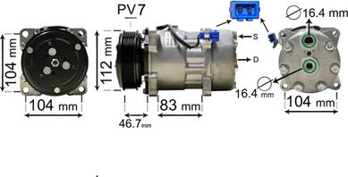 Van Wezel 5800K288 - Компресор, кондиціонер autozip.com.ua