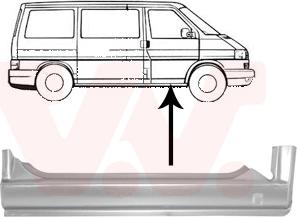 Van Wezel 5874102 - Підніжка, накладка порога autozip.com.ua