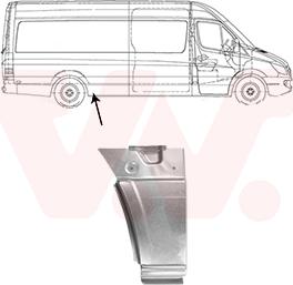 Van Wezel 5876142 - Боковина autozip.com.ua