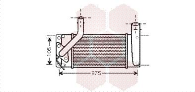 Van Wezel 53004566 - Интеркулер autozip.com.ua