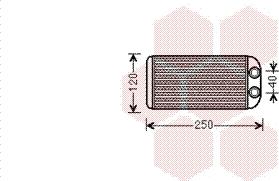 Van Wezel 53006557 - Теплообмінник, опалення салону autozip.com.ua