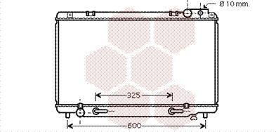 Van Wezel 53002458 - Радіатор, охолодження двигуна autozip.com.ua