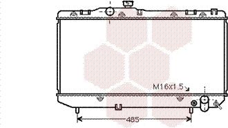 Van Wezel 53002142 - Радіатор, охолодження двигуна autozip.com.ua