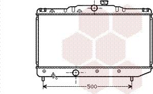 Van Wezel 53002155 - Радіатор, охолодження двигуна autozip.com.ua