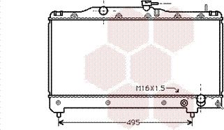 Van Wezel 53002163 - Радіатор, охолодження двигуна autozip.com.ua