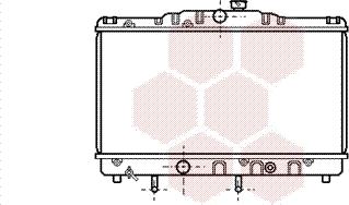 Van Wezel 53002116 - Радіатор, охолодження двигуна autozip.com.ua