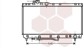 Van Wezel 53002184 - Радіатор, охолодження двигуна autozip.com.ua