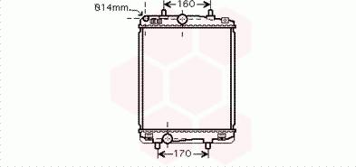 Van Wezel 53002359 - Радіатор, охолодження двигуна autozip.com.ua