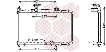 Van Wezel 53002317 - Радіатор, охолодження двигуна autozip.com.ua