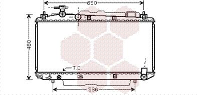 Van Wezel 53002299 - Радіатор, охолодження двигуна autozip.com.ua