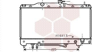 Van Wezel 53002201 - Радіатор, охолодження двигуна autozip.com.ua