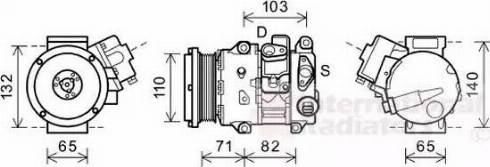 Van Wezel 5300K659 - Компресор, кондиціонер autozip.com.ua